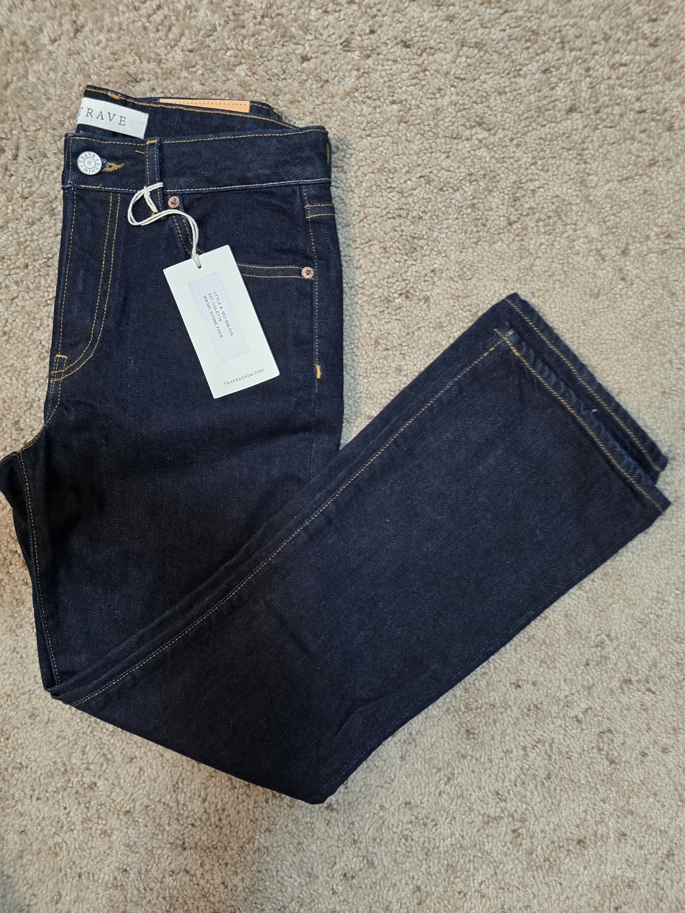Trave Dark Indigo Ankle Jeans - Women's Cropped Fit